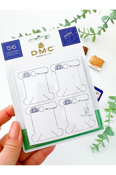 Hobianna Dmc Cardboard Thread Wrapping Cards (56 Pieces)