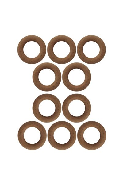 sgshobby Ham Mdf Halka 10 Adet 4.5 Cm Amigurumi Malzemesi Değildir