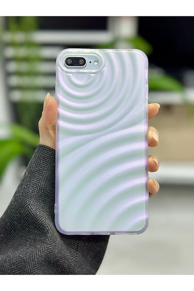Go Aksesuar حافظة سيليكون غير لامعة متوافقة مع هاتف Iphone 7 PLUS و8 PLUS ثلاثية الأبعاد