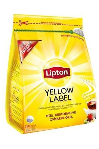 Lipton LİPTON DEMLİK POŞET ÇAY 250 Lİ YELLOW LABEL 3,2GR 67188566-69989567 4 ...