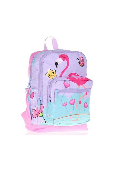 KAUKKO Kids-Love Flamingo School Backpack L5112