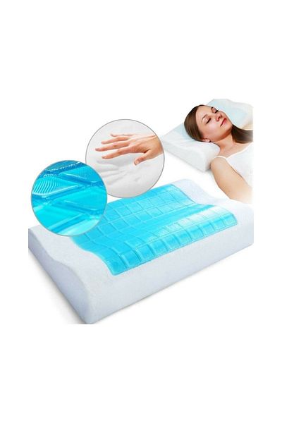 ORPEDOX Non-Sweating Gel Pillow Orthopedic Neck Support Pillow Cooling Visco Pillow
