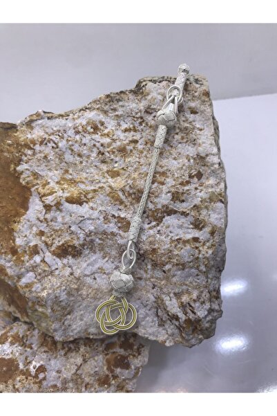 KAZZAZE Ciucuri de argint cu nod Shams galben