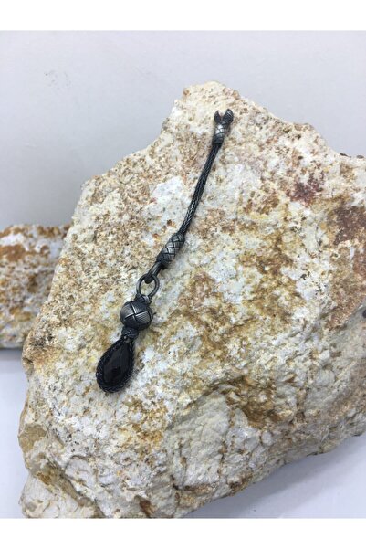 KAZZAZE Panglică scurtă oxidată de piatră neagră