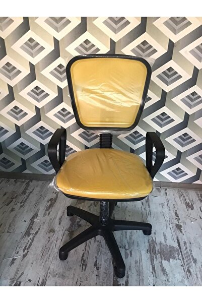 Dopa Fileli Ofis Sandalyesi Personel Koltuğu Çalışma Koltuğu Krom Ayak