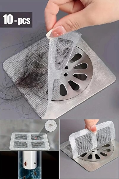 BİTERSE 10 قطع من مصفاة الحمام وحوض الاستحمام ومصفاة الشعر
