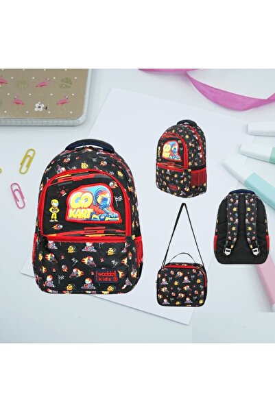 Shopiolog Училищна чанта Waddell - комплект чанта за училище и обяд