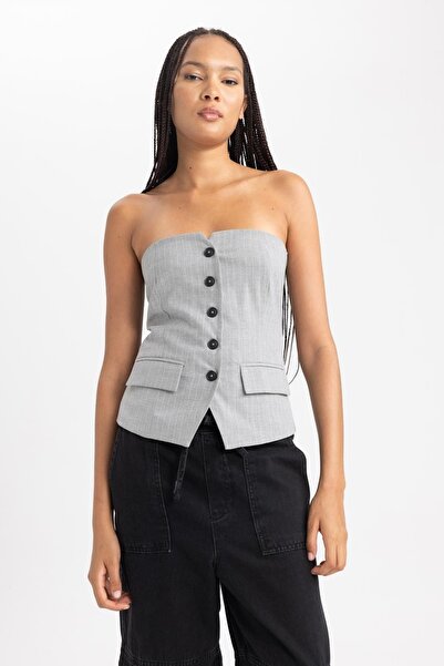 DeFacto Жилет-піджак без бретелей B2407ax23au Модель