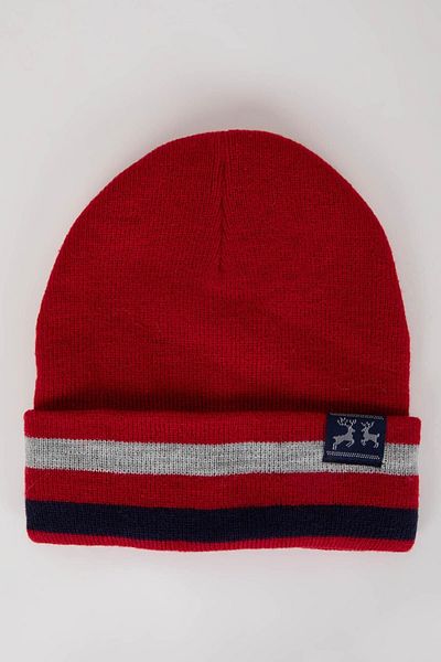 DeFacto New Year's Themed Men's Knitwear Beret - A6627Ax23Wn