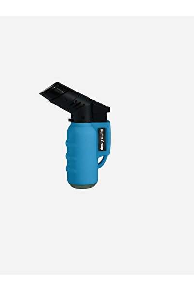 Hunter SOFT TURBO PÜRMÜZLÜ KARGABURUN ÇAKMAK PURO ÇAKMAĞI PİPO RÜZGAR ÇAKMAĞI NEON CANLI RENK MAVİ