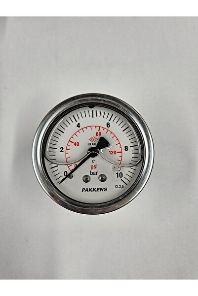 Pakkens ÇAP 63 PANO TİP 10 BAR GLİSERİNLİ MANOMETRE - PAKKENS