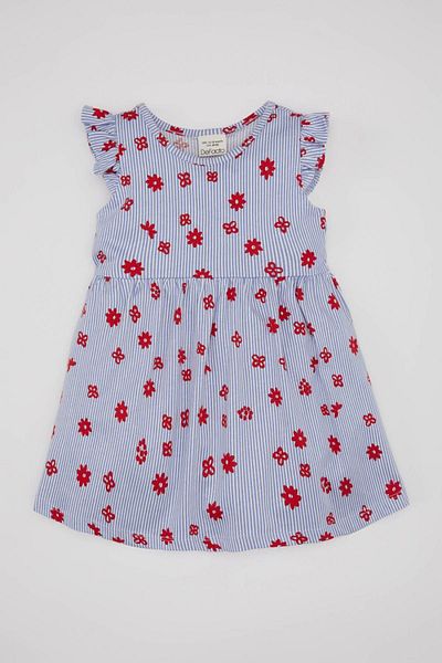 DeFacto Floral Patterned Sleeveless Dress for Baby Girl - A0136a524sm
