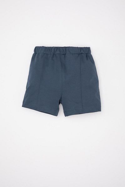 DeFacto Striped Crew Neck T-Shirt and Shorts Set for Baby Boy - Short Sleeve C5860A524Sm