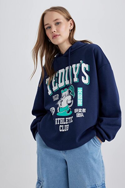 DeFacto Silná oversize mikina s kapucí - A4754ax23wn