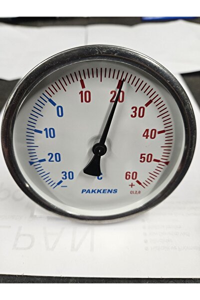 Pakkens ÇAP 100 ARKADAN 30/+60 DERECE 10 CM TERMOMETRE - PAKKENS