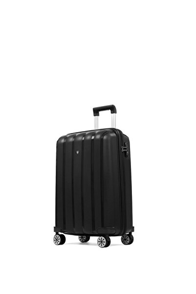CENGİZ PAKEL Cengiz Pakel Policarbon Valiz Kabin Boy-20305-k-siyah