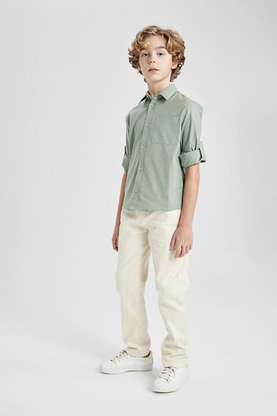 DeFacto Boy's Polo Neck Shirt - Long Sleeve B5983a824sm