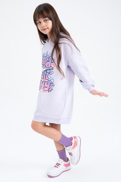 DeFacto Langärmliges Sweatkleid mit Kapuze für Mädchen - Z6997a623sp