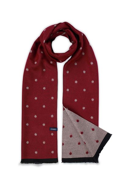 Hatemoğlu Eșarfă elegantă cu model burgundy