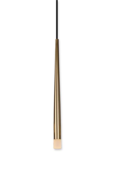 Fivorno Aydınlatma Long Led Bal Renk Kaplamalı Tekli Led Sarkıt