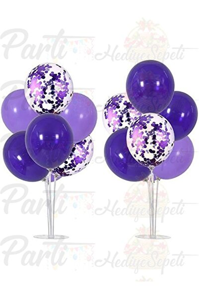 parti hediye sepeti Pullu Ayaklı Balon Standı