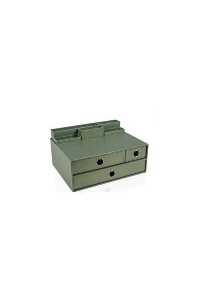 Gıpta Masa Üstü Organizer Set Pearl Green 3 Çekmeceli Multi ORG1762