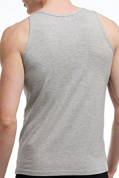 BSM Men's High Quality Gray Modal&Cotton Content Flexible Comfortable Undershirt