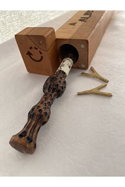 Hürkuş Mürver Asa - Albus Dumbledore Asa - Harry Potter Asa-handmade Wood-el Yapımı Ahşap-sirius Black -