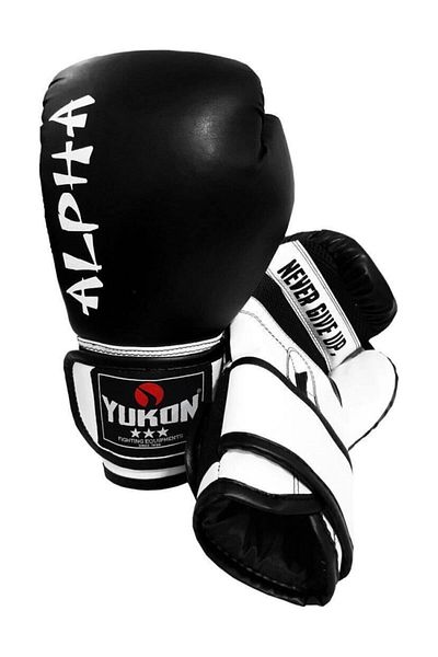 Yukon قفازات الملاكمة P No Alpha باللون الأسود 4 6 8 10 12 أونصة