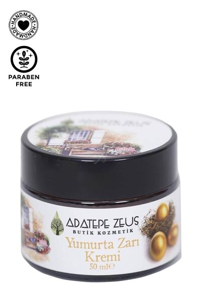 ADATEPE ZEUS BUTİK ZEYTİNYAĞI Yumurta Zarı Kremi 50 Ml.