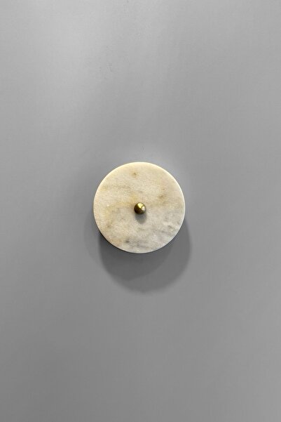 Fivorno Aydınlatma Marble Serisi Mermer Model Yuvarlak 14.5cm Çaplı Duvar Apl...