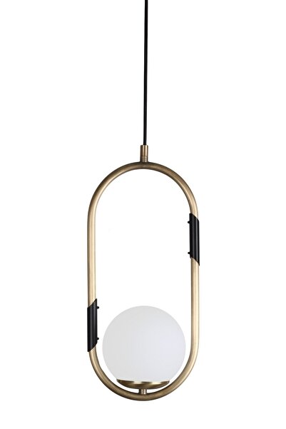 Fivorno Bubble Lamp Opak Camlı Eskitme Tekli Sarkıt