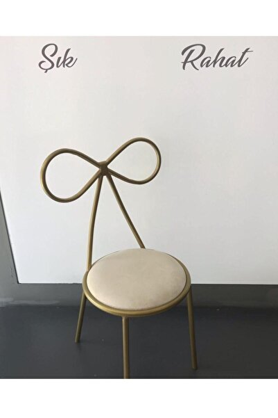 MASA SANDALYE MOBİLYA Fiyonk Makyaj Sandalyesi