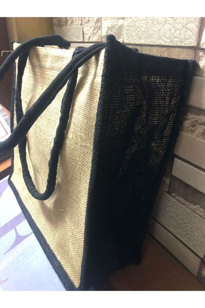 ege çuval Hasır Çanta - Jüt Çanta - Plaj Çantası