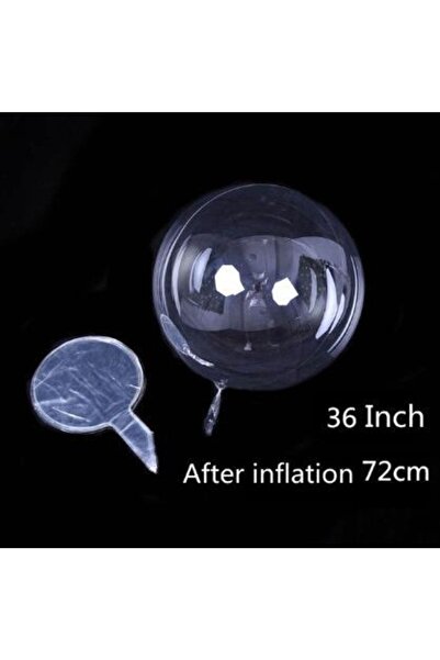 Baloncum 36 Inç Şeffaf Bobo Balon 2 Adet