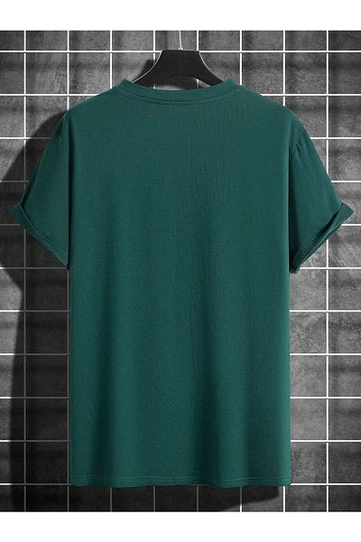 PALPİTO Ανδρικό μπλουζάκι Oversize - Nefti Green, Emoji Printed