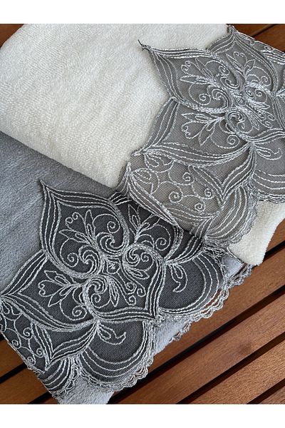 Çeyiz Bahçesi Prosop din catifea dublu Melis 50 × 90