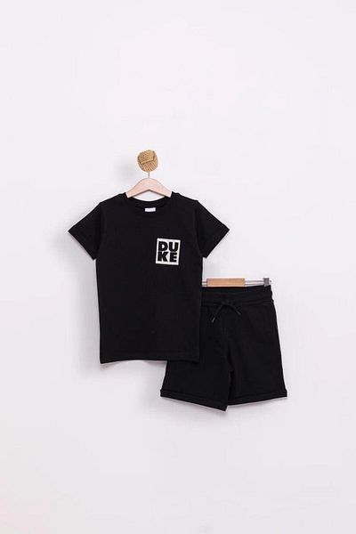 Tk 3-6 Years Old Children's Combed Cotton Suit - Duke Printed, Double Pocket