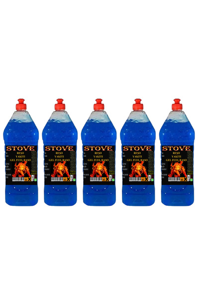 DOLYAK Reşo Yakıt Jel Mangal Soba Tutuşturucu 1 Lt 5 Lı