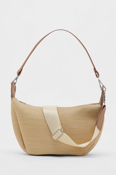 ALTUDA Straw Patterned Women's Shoulder Bag - Cross Strap Sumy
