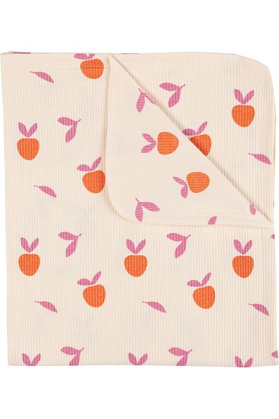 İdilbaby&Mamino Apple Patterned Idilbaby&Mamino Baby Blanket - 100% Cotton Combed Cotton