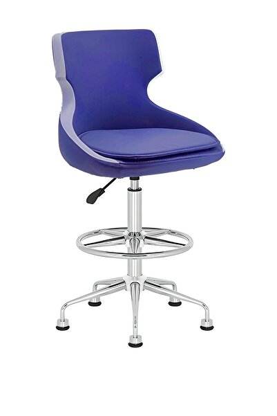 sandalyecafesi Zaga Çemberli Bar Sandalyesi