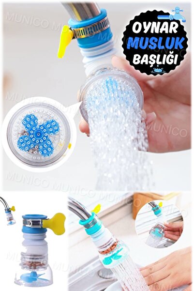 Munico Musluk Filtresi Geri Çekilebilir Sıçrama Başlığı Su Arıtma Su Dağıtımı...
