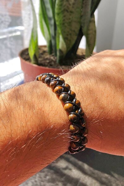 pkgift Kaplangözü Taşı Örgü Bileklik