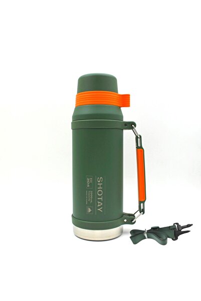 Shotay Camper Large Çelik Termos Matara 2000 ml (ST-8217)