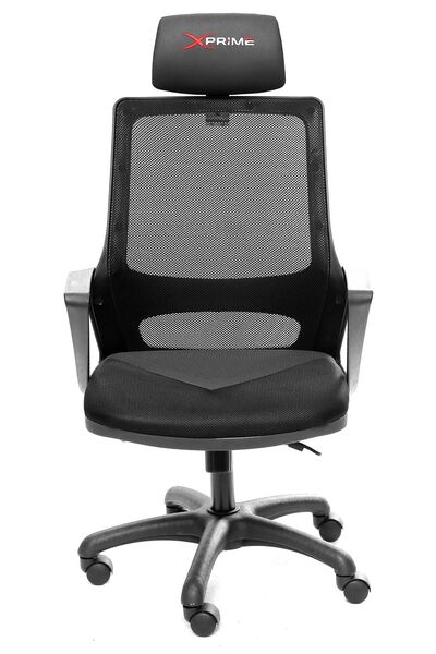 XPRİME Anka Fileli Terletmez Oyuncu Koltuğu Siyah