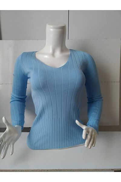 anne moda ankara Mărimea 36, Body de iarnă din tricot cu decolteu în V