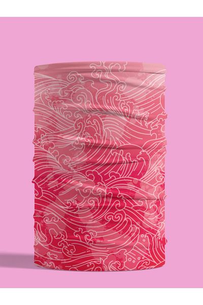 LU&MA Wave Patterned Neck Collar - Paphos