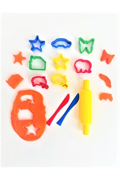 Çisobi Play Dough Mold Lightweight Healthy Soft Tip 11 Piece Mold Set