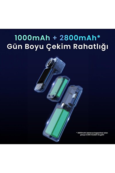 SJCAM C300 4k Wifi Aksiyon Kamerası Siyah